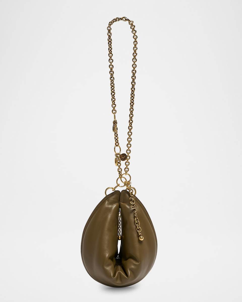 Icons Half Moon Shoulder Bag in Lambskin